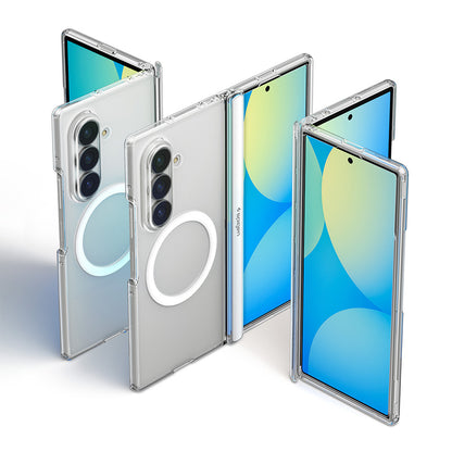 Etui MagSafe do Samsung Galaxy Z Fold8 Ultra F976, Spigen, Ultra Hybrid Pro, Przezroczyste Białe ACS11506