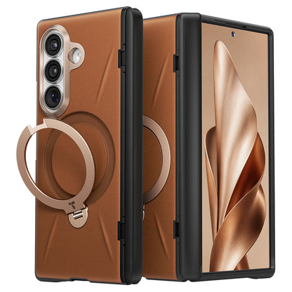 MagSafe Case for Samsung Galaxy Z Fold8 Ultra F976, Torras, QPRO Leather, Brown