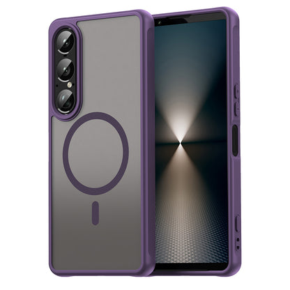 MagSafe Case for Sony Xperia 1 VII, Techsuit, HaloFrost II, Purple
