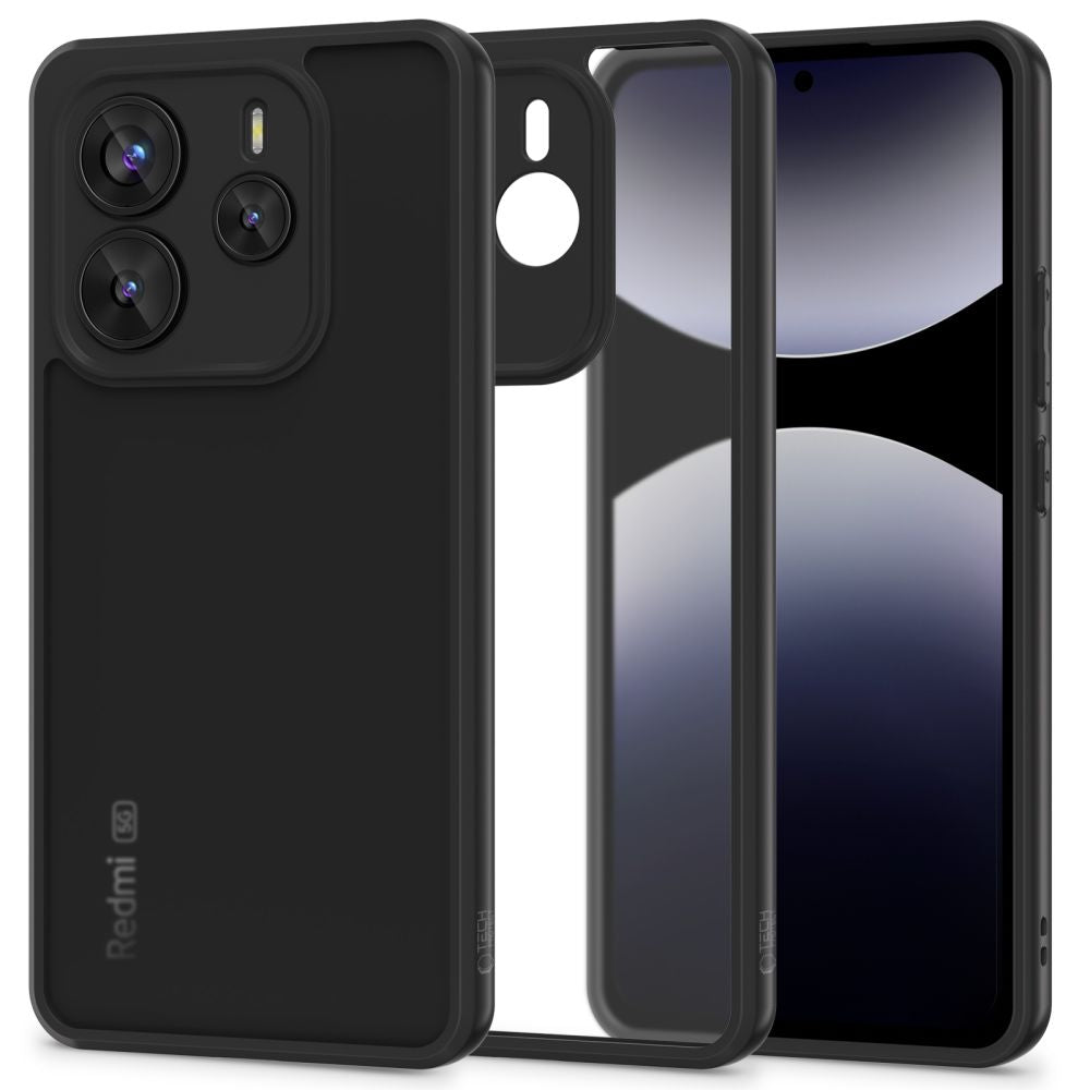 Etui na Xiaomi Redmi Note 14 5G, Tech-Protect, Magmat, Czarne