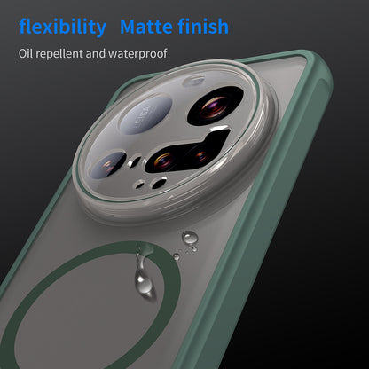 MagSafe Case for Xiaomi 15 Ultra, Techsuit, HaloFrost II, Green