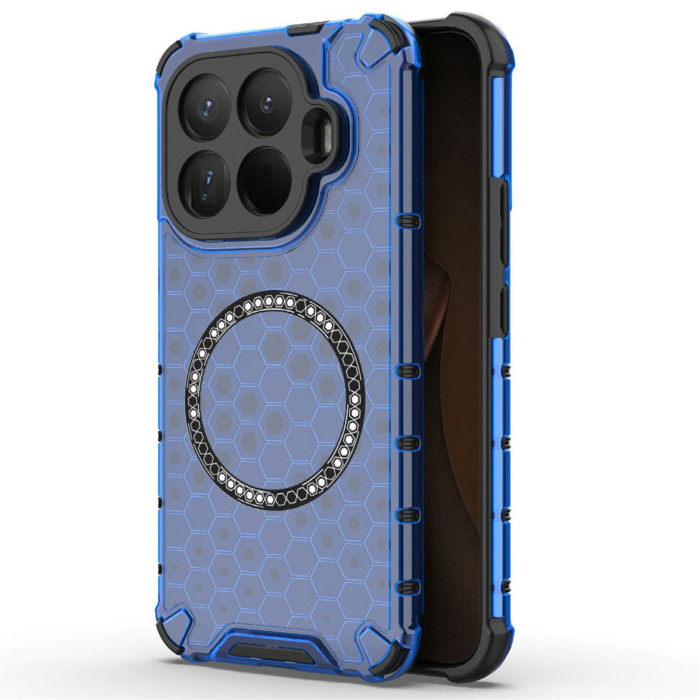Etui MagSafe dla Xiaomi 15T Pro, Techsuit, HoneyComb Shield, Niebieskie
