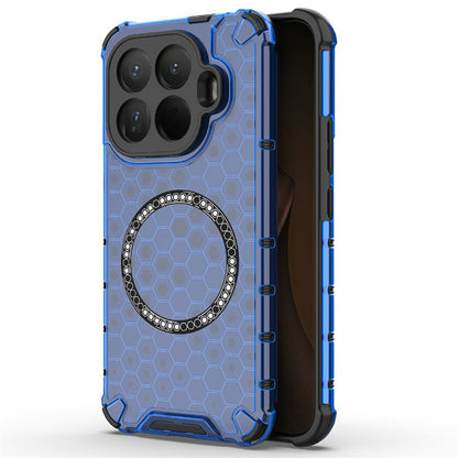 Etui MagSafe dla Xiaomi 15T Pro, Techsuit, HoneyComb Shield, Niebieskie