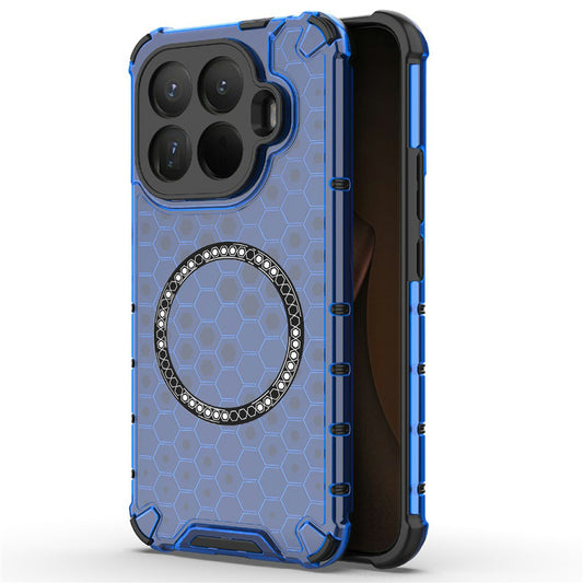 Etui MagSafe dla Xiaomi 15T Pro, Techsuit, HoneyComb Shield, Niebieskie