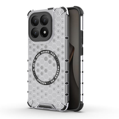 Etui MagSafe dla Xiaomi 15T, Techsuit, HoneyComb Shield, Białe