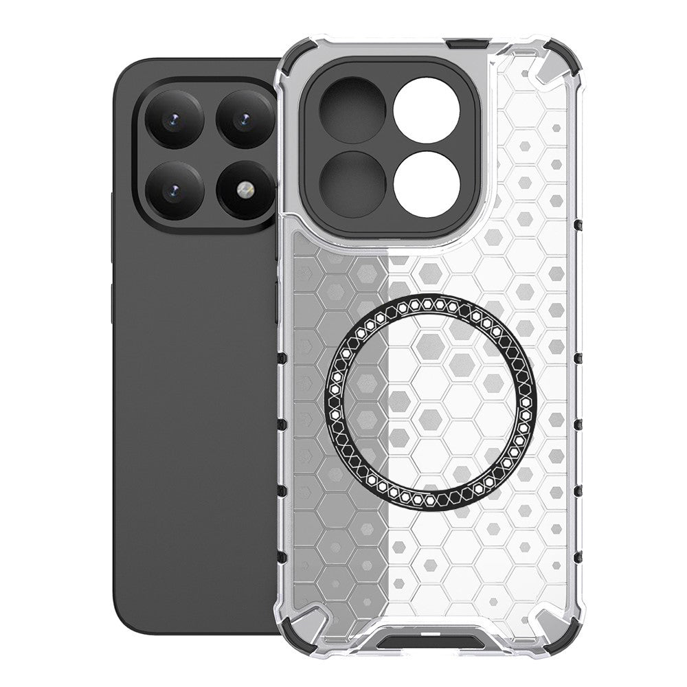 Etui MagSafe dla Xiaomi 15T, Techsuit, HoneyComb Shield, Białe