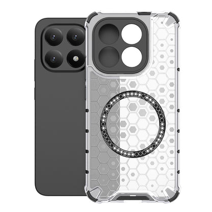 Etui MagSafe dla Xiaomi 15T, Techsuit, HoneyComb Shield, Białe