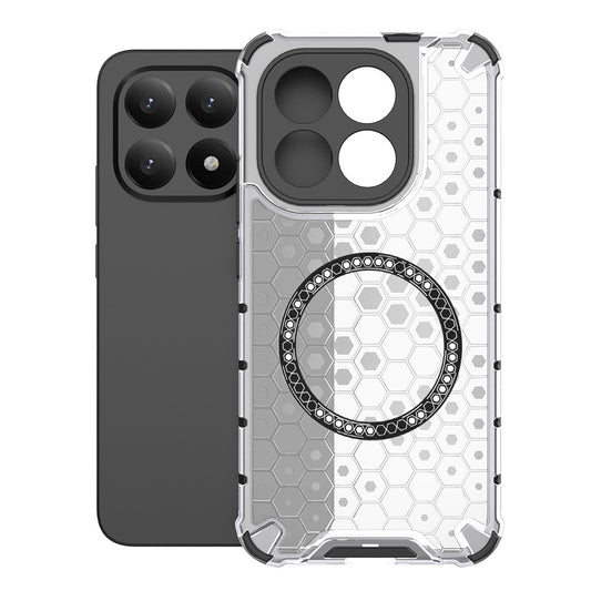 Etui MagSafe dla Xiaomi 15T, Techsuit, HoneyComb Shield, Białe