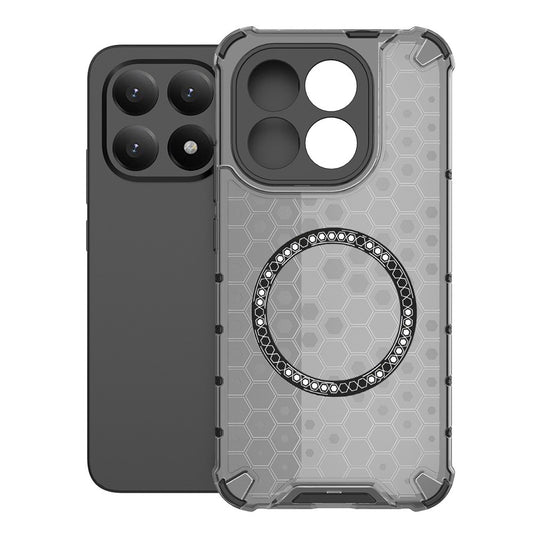 Etui MagSafe dla Xiaomi 15T, Techsuit, HoneyComb Shield, Czarne