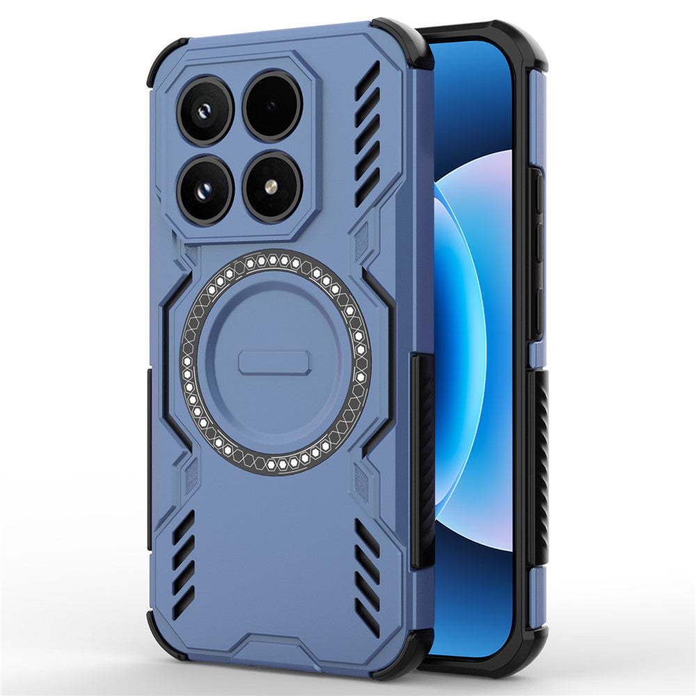 Etui MagSafe dla Xiaomi 17, Techsuit, ArmorMag, Niebieskie