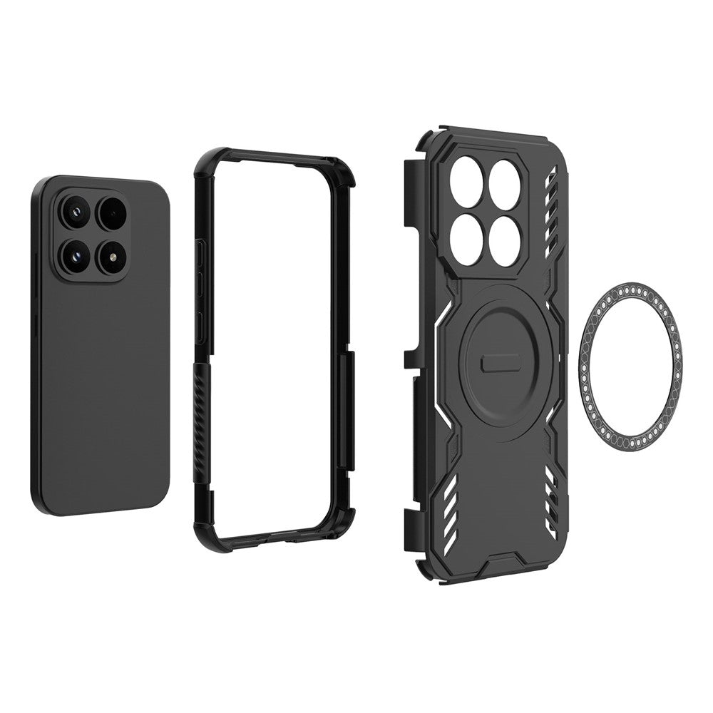 Etui MagSafe dla Xiaomi 17, Techsuit, ArmorMag, Niebieskie