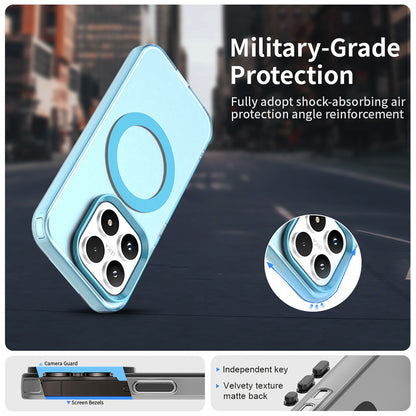 Etui MagSafe dla Xiaomi 17, Techsuit, CandyCase, Niebieskie