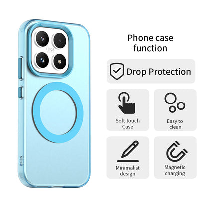 Etui MagSafe dla Xiaomi 17, Techsuit, CandyCase, Niebieskie
