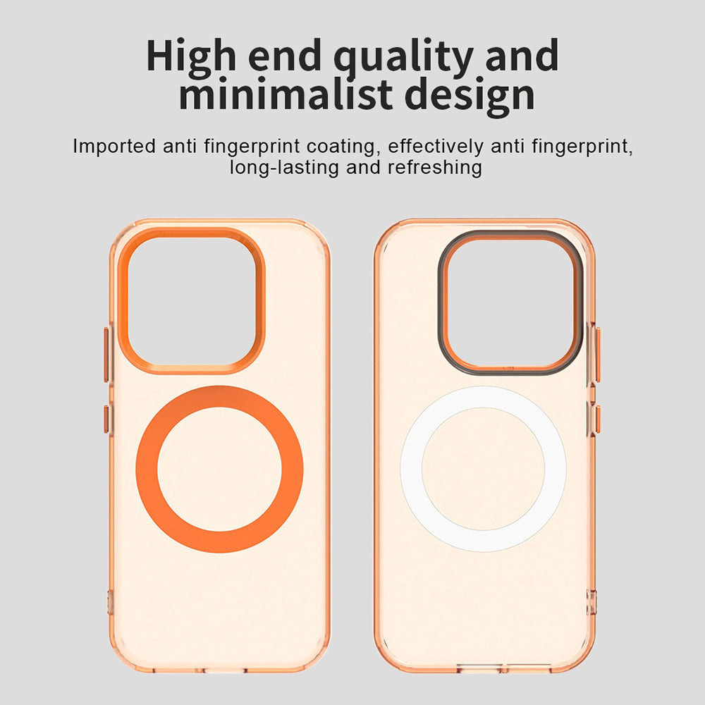 Etui MagSafe dla Xiaomi 17, Techsuit, CandyCase, Pomarańczowe