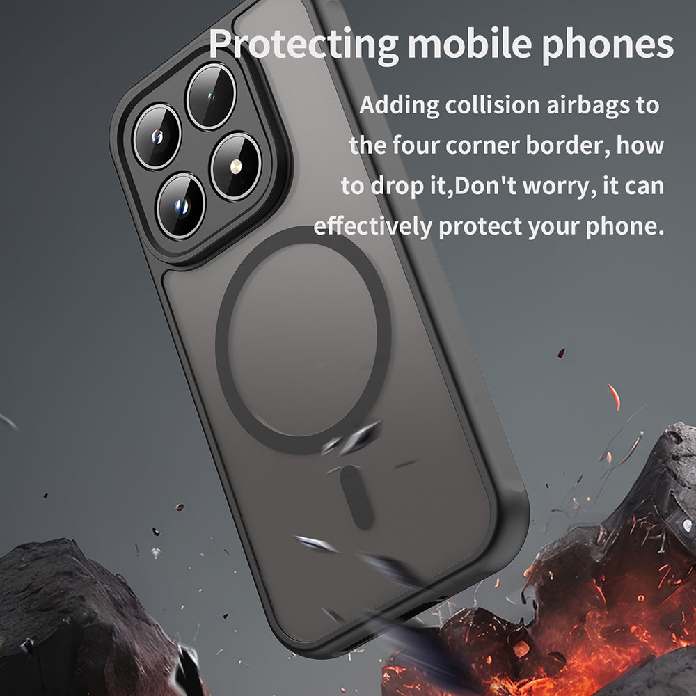 Etui MagSafe dla Xiaomi 17, Techsuit, HaloFrost II, Złote