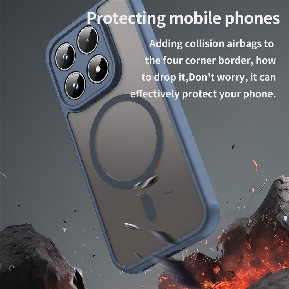 Etui MagSafe dla Xiaomi 17, Techsuit, HaloFrost II, Granatowy