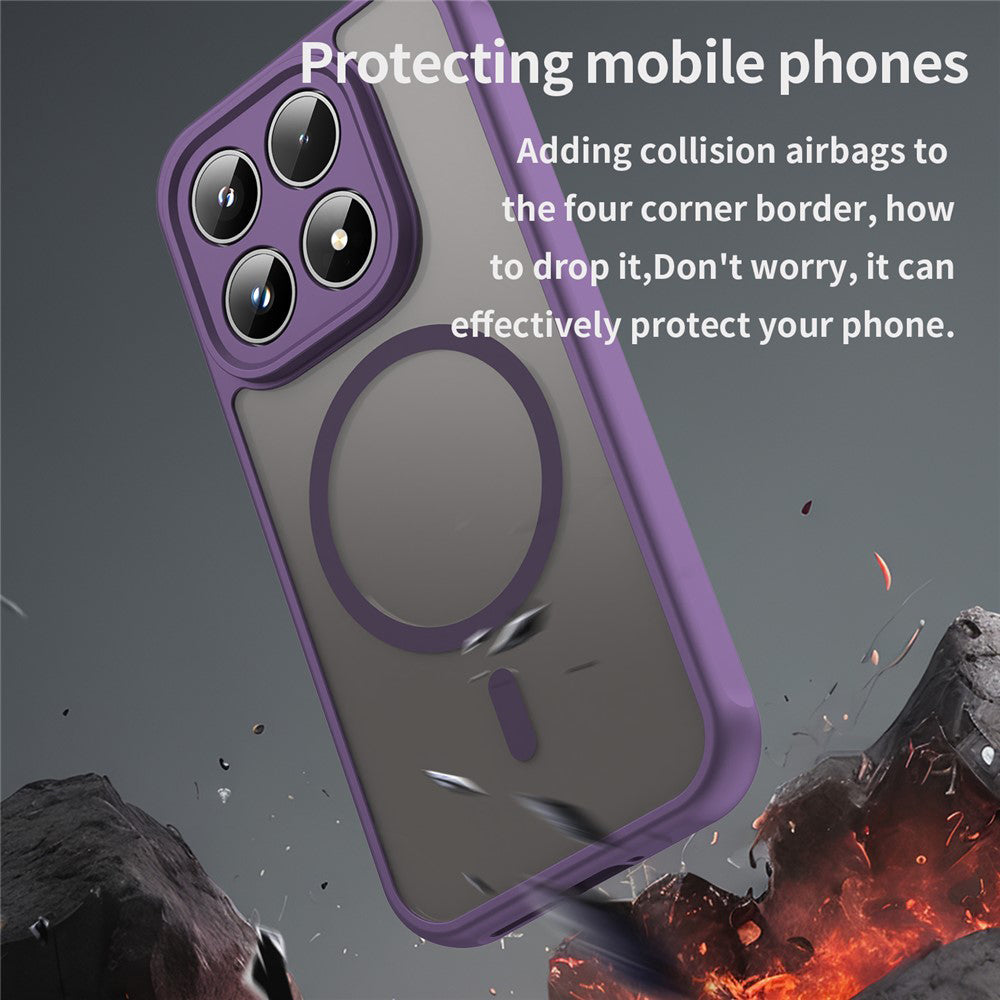 Etui MagSafe dla Xiaomi 17, Techsuit, HaloFrost II, Fioletowy