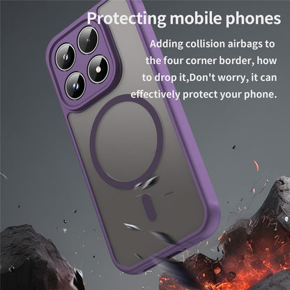 Etui MagSafe dla Xiaomi 17, Techsuit, HaloFrost II, Fioletowy