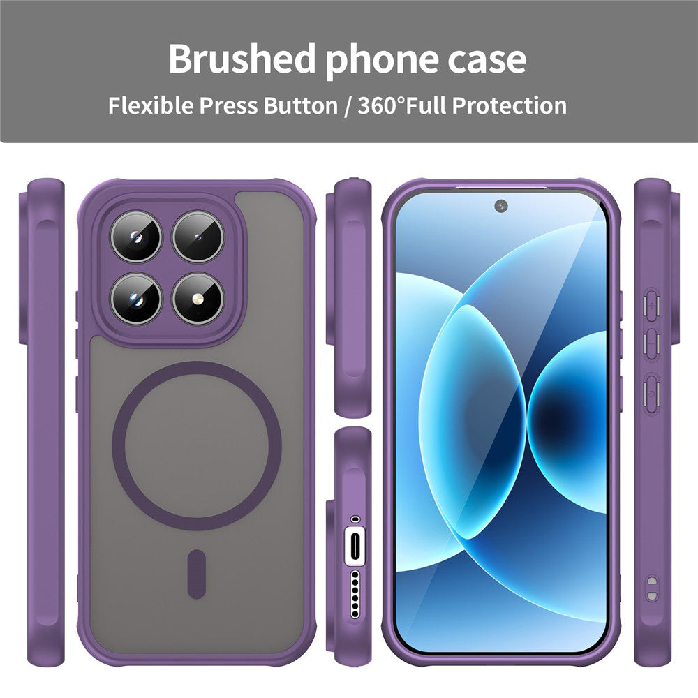 Etui MagSafe dla Xiaomi 17, Techsuit, HaloFrost II, Fioletowy