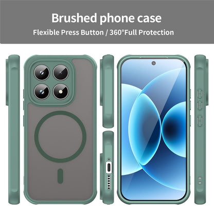 Etui MagSafe dla Xiaomi 17, Techsuit, HaloFrost II, Zielony