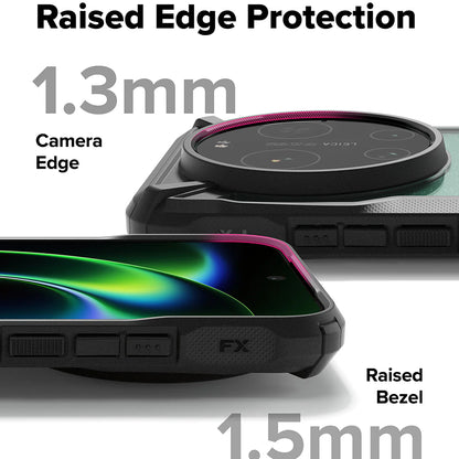 Etui MagSafe do Xiaomi 17 Ultra, Ringke, Fusion X, czarne