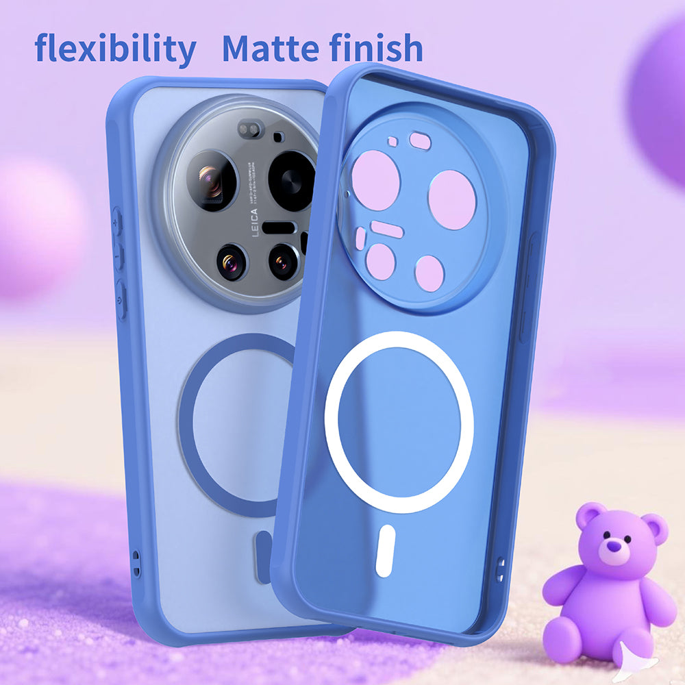 Etui MagSafe dla Xiaomi 17 Ultra, Techsuit, HaloFrost II, Niebieskie