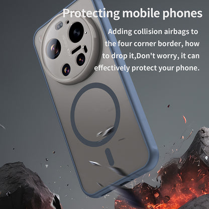 Etui MagSafe dla Xiaomi 17 Ultra, Techsuit, HaloFrost II, Granatowy