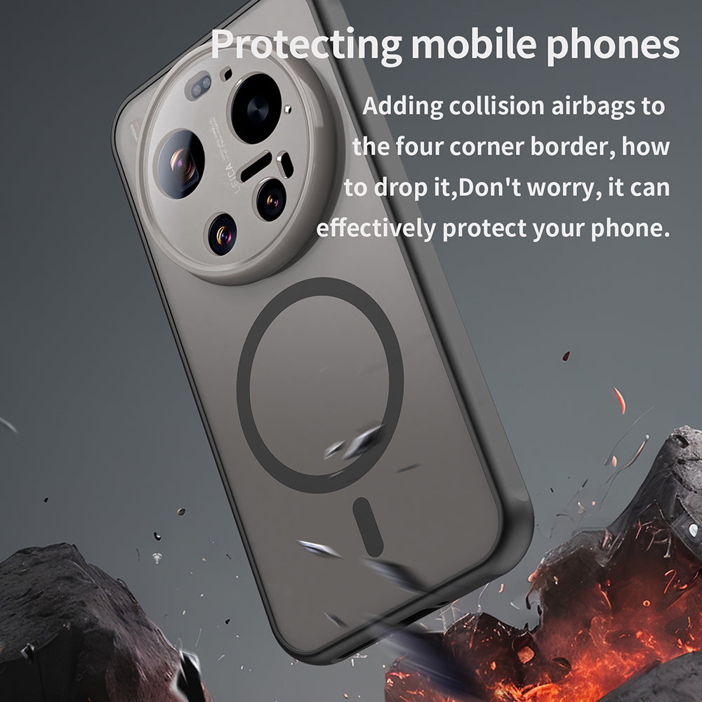 Etui MagSafe dla Xiaomi 17 Ultra, Techsuit, HaloFrost II, Czarne
