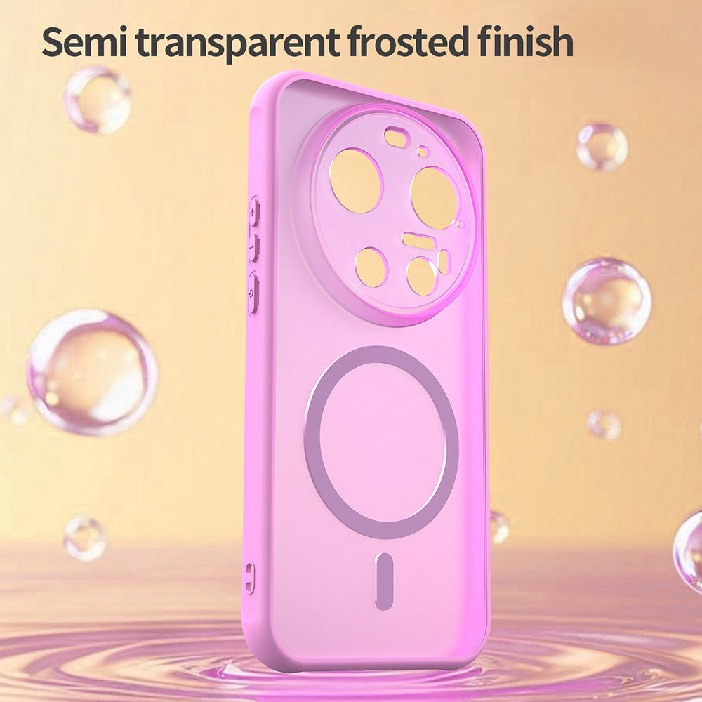 Etui MagSafe dla Xiaomi 17 Ultra, Techsuit, HaloFrost II, Różowy