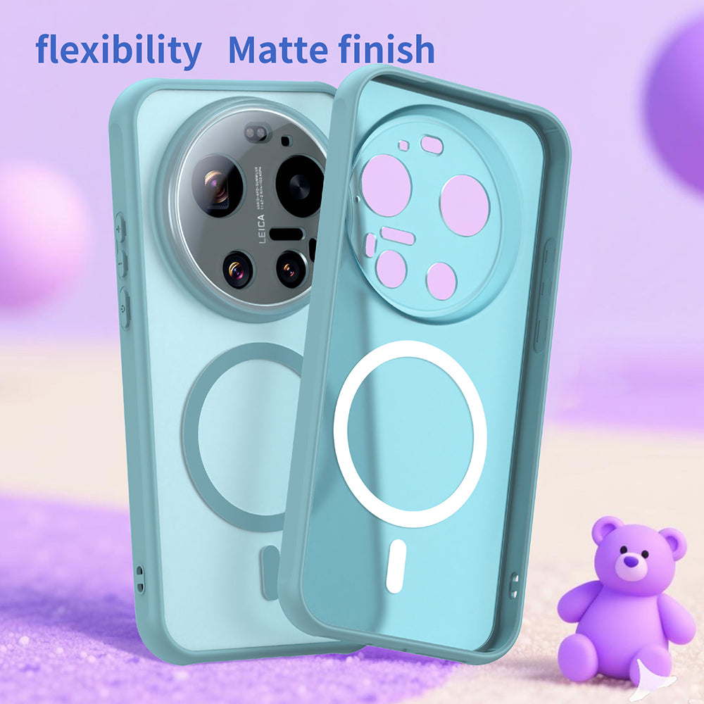 Etui MagSafe dla Xiaomi 17 Ultra, Techsuit, HaloFrost II, Jasnozielony