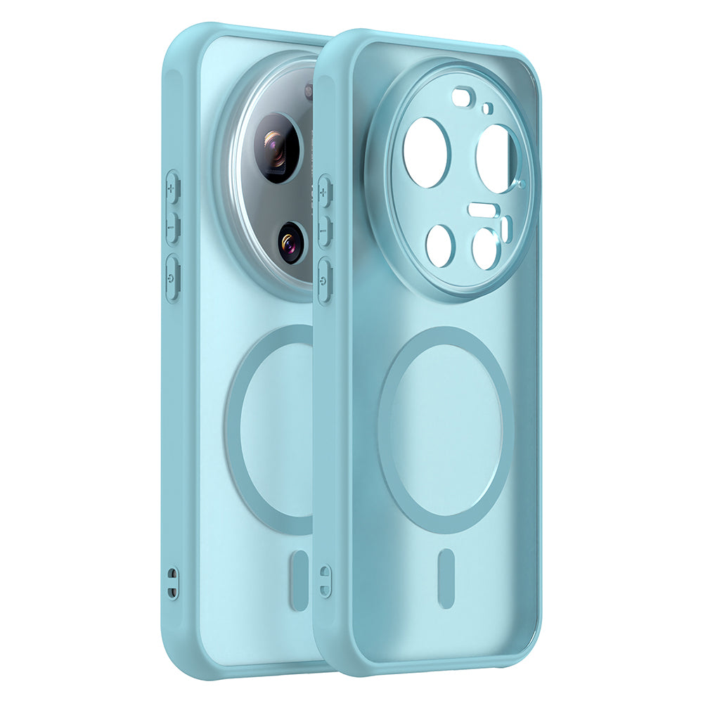 Etui MagSafe dla Xiaomi 17 Ultra, Techsuit, HaloFrost II, Jasnozielony