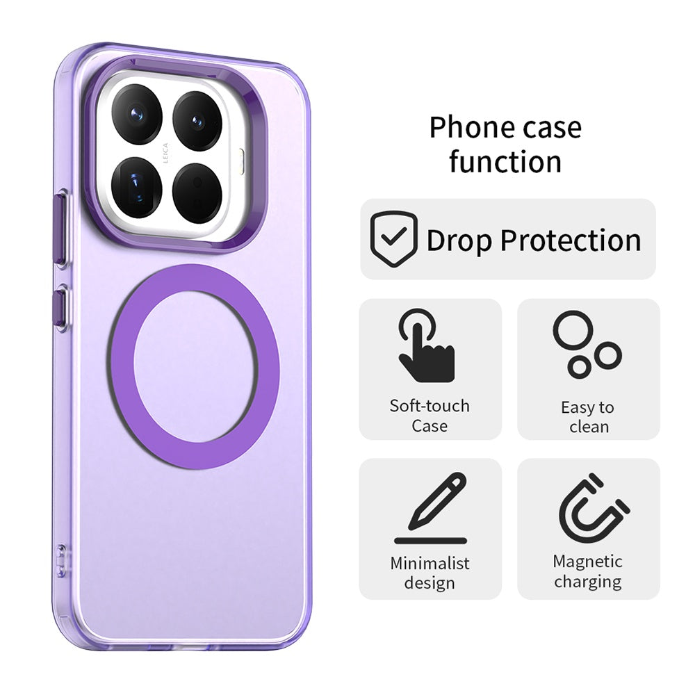 Etui MagSafe do Xiaomi 17T Pro, Techsuit, CandyCase, Fioletowy