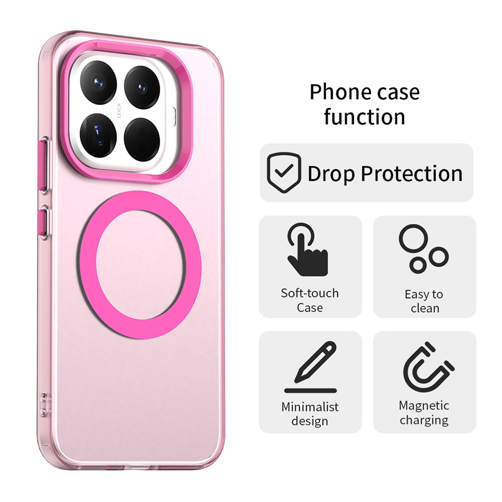 Etui MagSafe do Xiaomi 17T Pro, Techsuit, CandyCase, Różowe