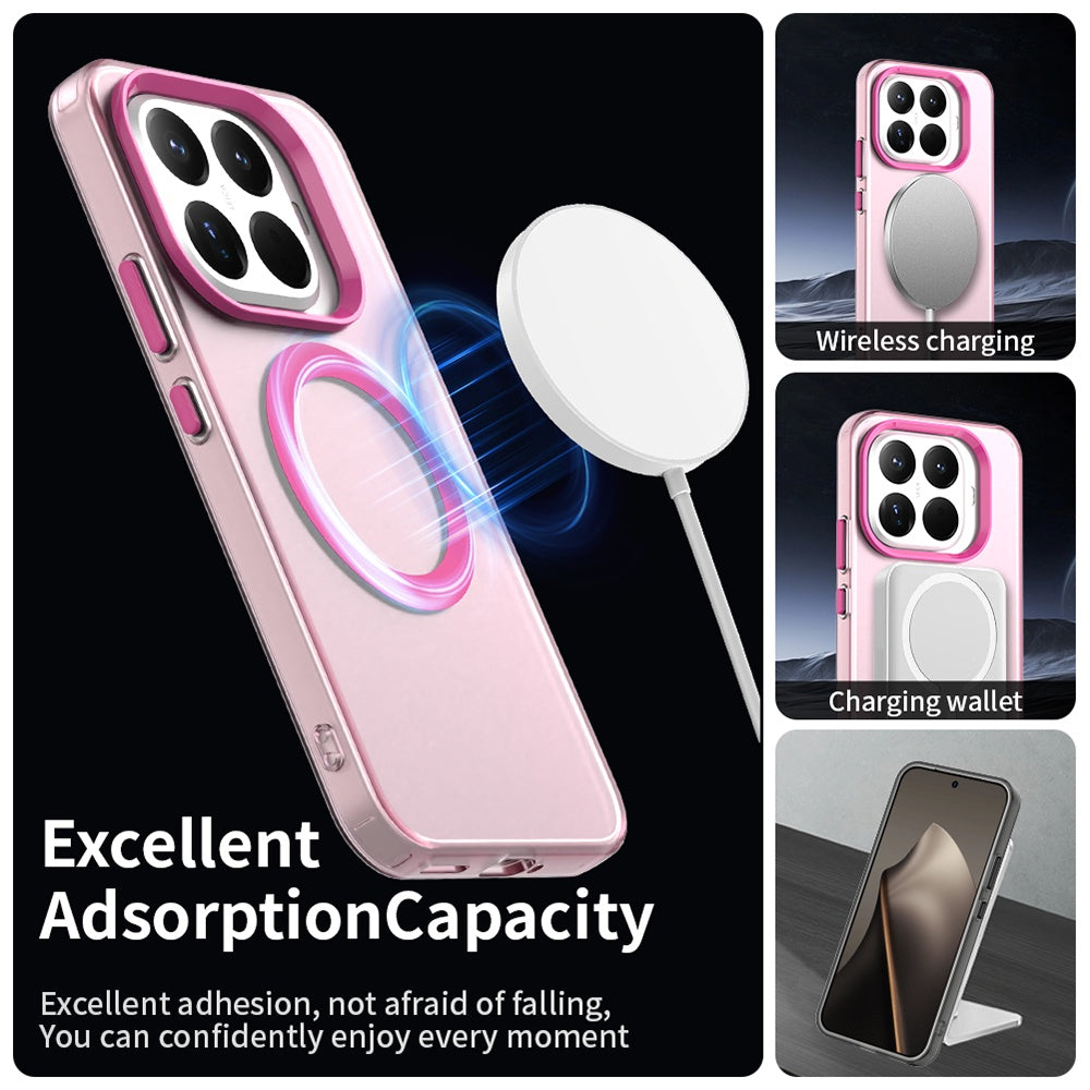 Etui MagSafe do Xiaomi 17T Pro, Techsuit, CandyCase, Różowe