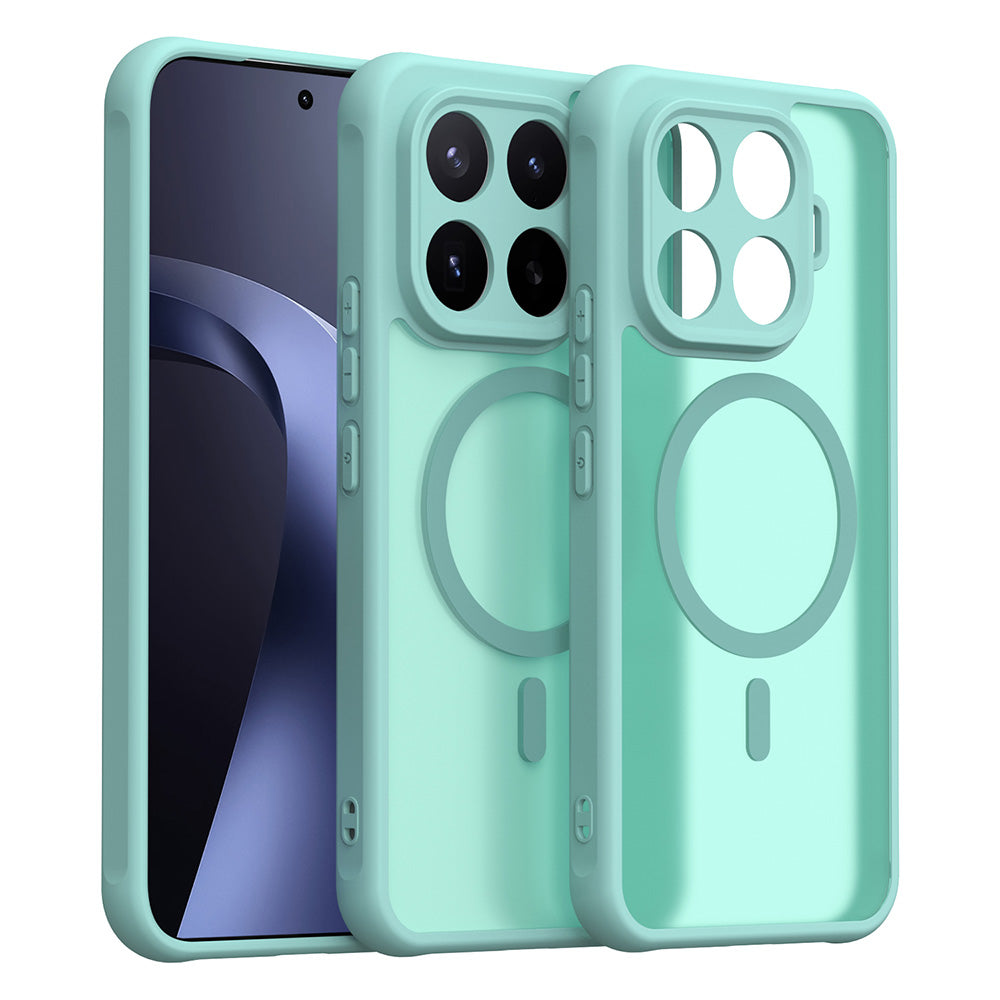 MagSafe Case for Xiaomi 17T Pro, Techsuit, HaloFrost II, Light Green