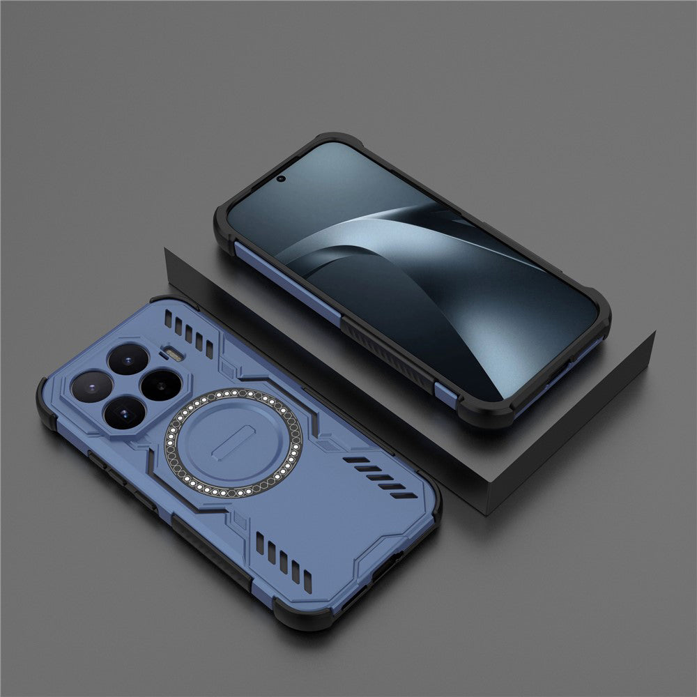 Etui MagSafe do Xiaomi 17T, Techsuit, ArmorMag, Niebieskie