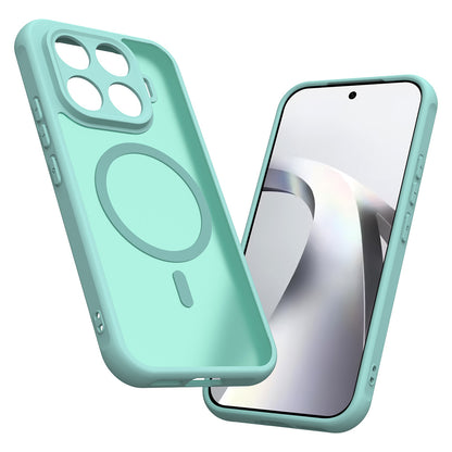 MagSafe Case for Xiaomi 17T, Techsuit, HaloFrost II, Light Green