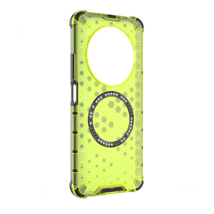 Etui MagSafe do Xiaomi Poco C75 / Redmi 14C, Techsuit, HoneyComb Shield, Zielony