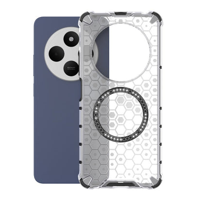 Etui MagSafe do Xiaomi Poco C75 / Redmi 14C, Techsuit, HoneyComb Shield, Białe