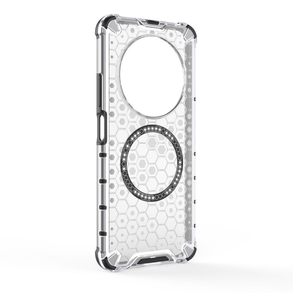 Etui MagSafe do Xiaomi Poco C75 / Redmi 14C, Techsuit, HoneyComb Shield, Białe