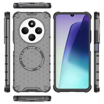 MagSafe Case for Xiaomi Poco C75 / Redmi 14C, Techsuit, HoneyComb Shield, Black