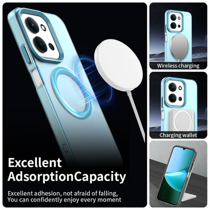 Etui MagSafe do Xiaomi Poco C85 4G / Redmi 15C 5G / 15C 4G, Techsuit, CandyCase, Niebieskie