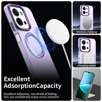 Etui MagSafe do Xiaomi Poco C85 4G / Redmi 15C 5G / 15C 4G, Techsuit, CandyCase, Fioletowy