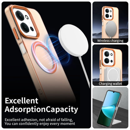 Etui MagSafe do Xiaomi Poco C85 4G / Redmi 15C 5G / 15C 4G, Techsuit, CandyCase, Pomarańczowe