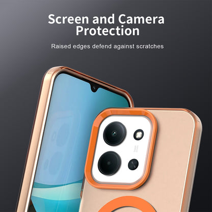 Etui MagSafe do Xiaomi Poco C85 4G / Redmi 15C 5G / 15C 4G, Techsuit, CandyCase, Pomarańczowe