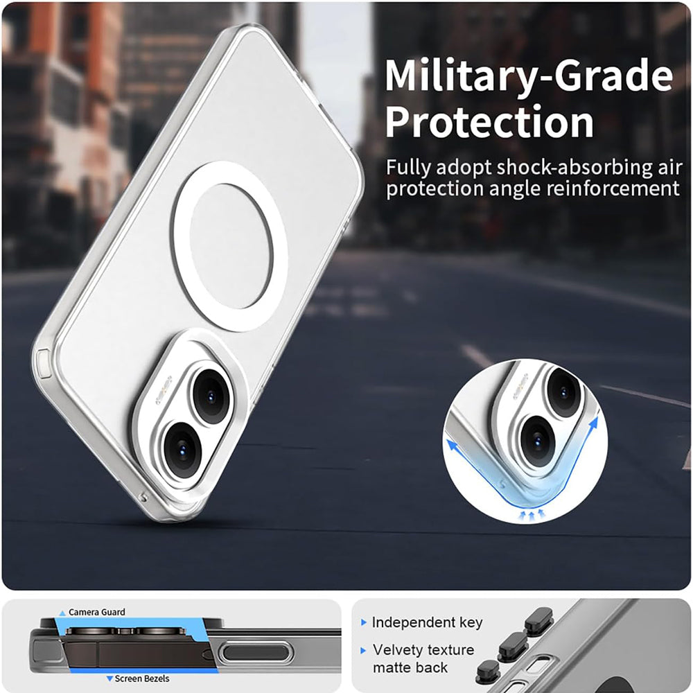 Etui MagSafe do Xiaomi Poco F7, Techsuit, CandyCase, Białe