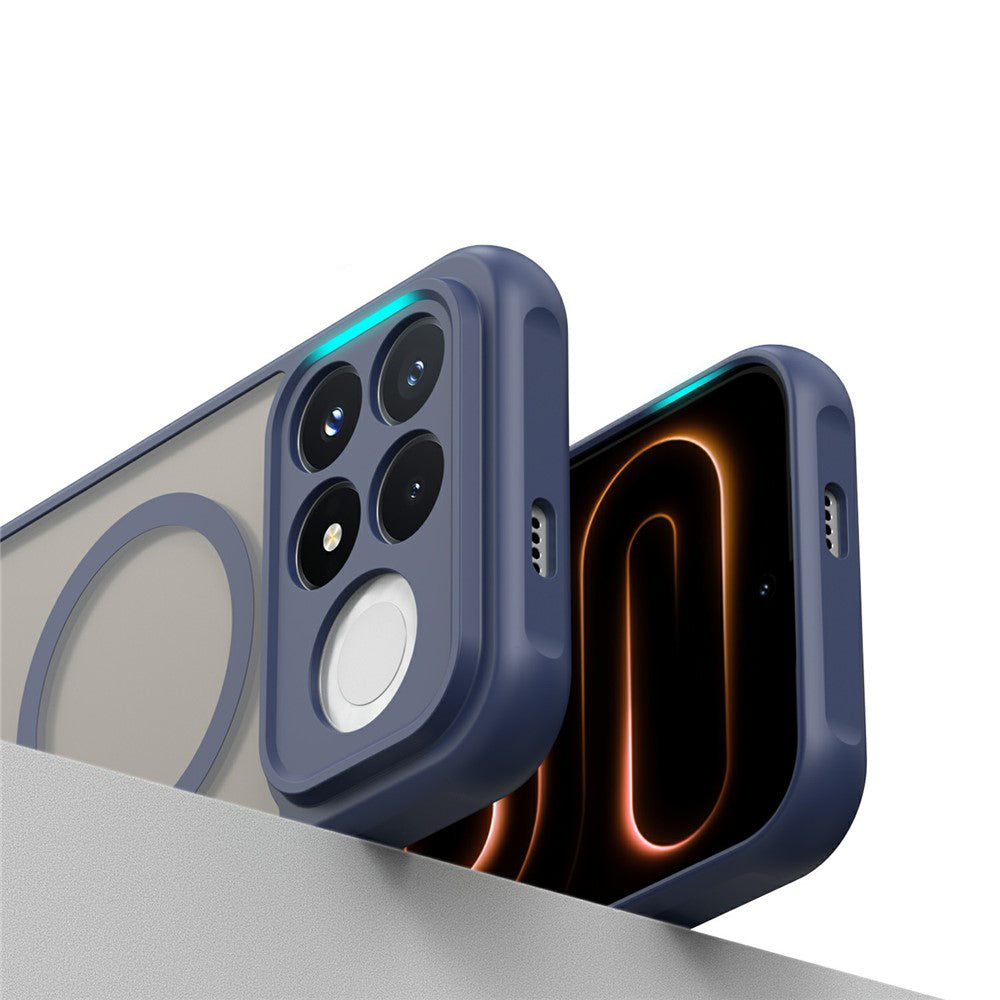 Etui MagSafe do Xiaomi Poco F9 Pro, Techsuit, HaloFrost II, granatowy