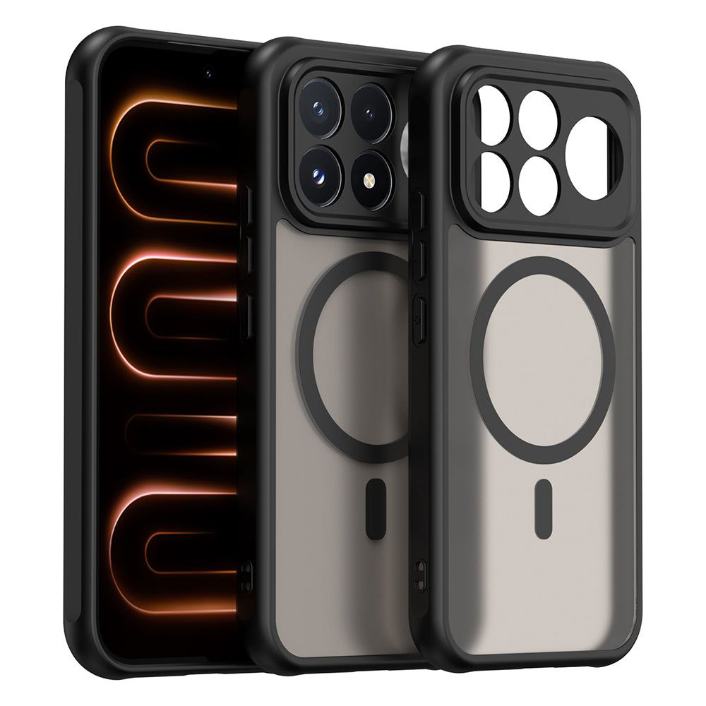 MagSafe Case for Xiaomi Poco F9 Pro, Techsuit, HaloFrost II, Black