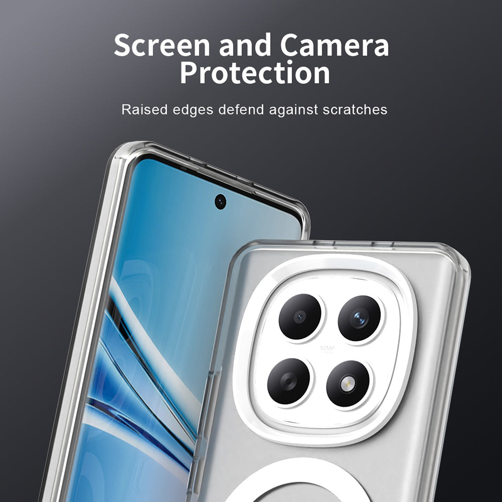 Etui MagSafe dla Xiaomi Poco M8 / Redmi Note 15 5G / Note 15 4G, Techsuit, CandyCase, Białe