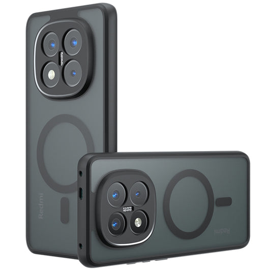 Etui MagSafe do Xiaomi Poco X7 / Note 14 Pro 5G, Techsuit, PureFrost, czarne
